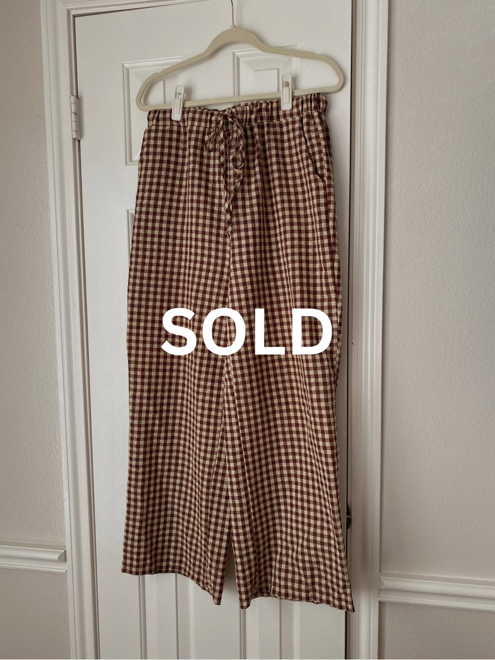 Brown Checkered pants